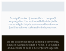 Tablet Screenshot of familypromiseknox.org